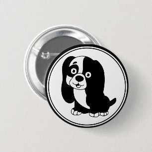 Badge Rond 5 Cm Bouton Chiot