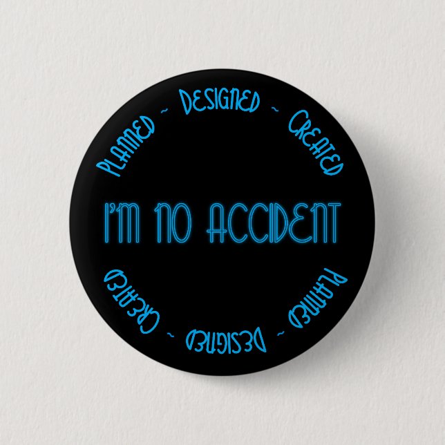 Badge Rond 5 Cm Bouton chrétien créé conçu prévu (Devant)