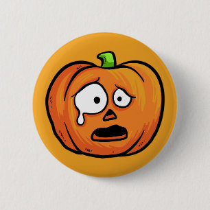 Badge Rond 5 Cm Bouton Citrouille Halloween 7