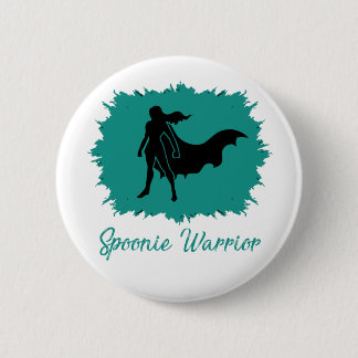Badge Rond 5 Cm Bouton (clair) de guerrier de Spoonie