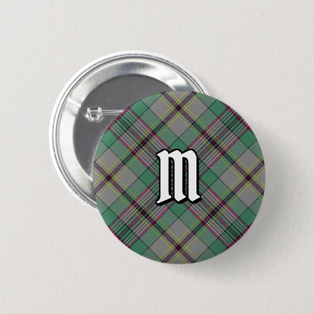 Badge Rond 5 Cm Bouton Clan Craig Tartan (Devant & derrière)