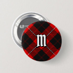 Badge Rond 5 Cm Bouton Clan Cunningham Tartan