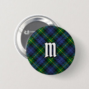 Badge Rond 5 Cm Bouton Clan Gordon Tartan