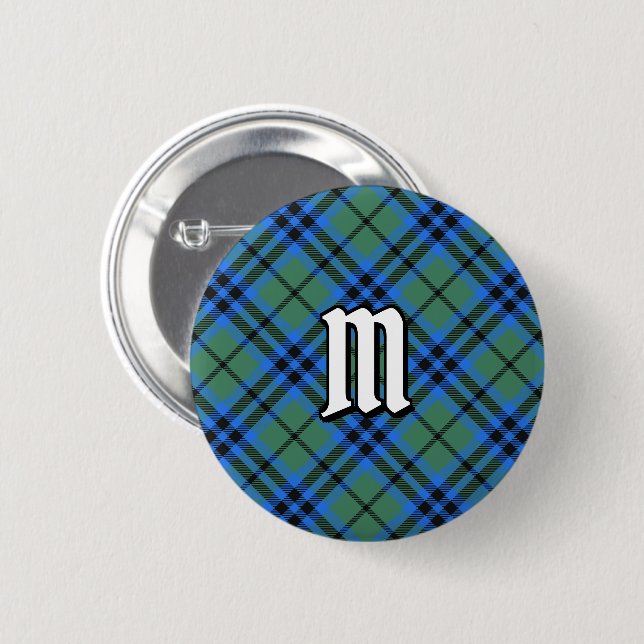 Badge Rond 5 Cm Bouton Clan Keith Tartan (Devant & derrière)