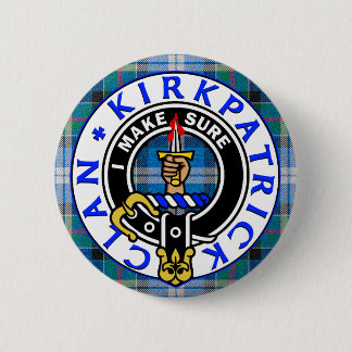BADGE ROND 5 CM BOUTON CLAN KIRKPATRICK