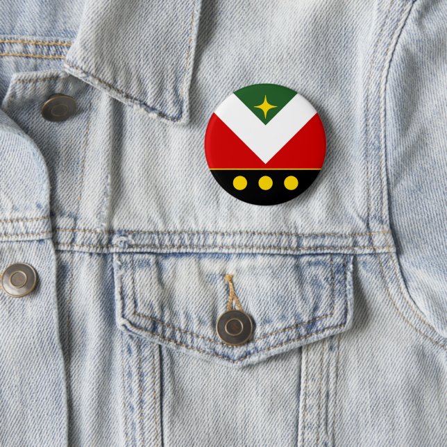 Badge Rond 5 Cm Bouton - Claus Ambassadeur Crest (En situation)