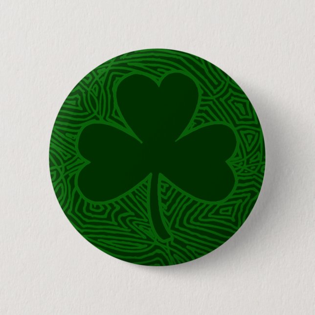 Badge Rond 5 Cm Bouton Clover Scribbleprint (Devant)