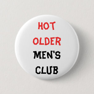 Badge Rond 5 Cm Bouton club des hommes plus âgés sexy
