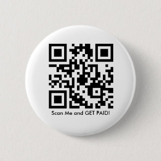 Badge Rond 5 Cm Bouton Code QR d'affiliation