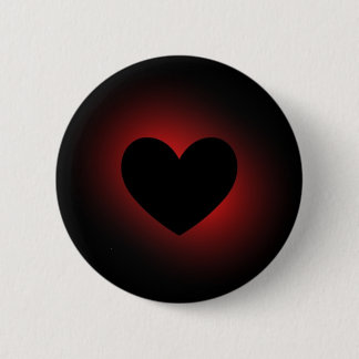 Badge Rond 5 Cm Bouton Coeur de Ziggi