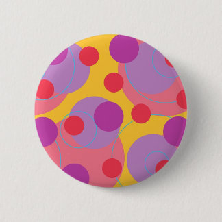 Badge Rond 5 Cm Bouton coloré de rétros de Blackberry points