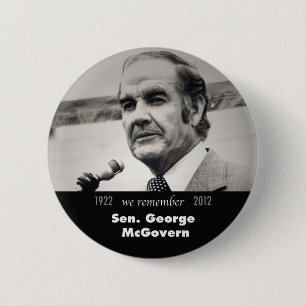 Badge Rond 5 Cm Bouton commémoratif George McGovern