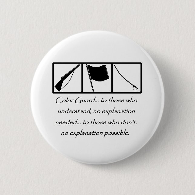 Badge Rond 5 Cm Bouton Compréhension du garde-couleur (Devant)