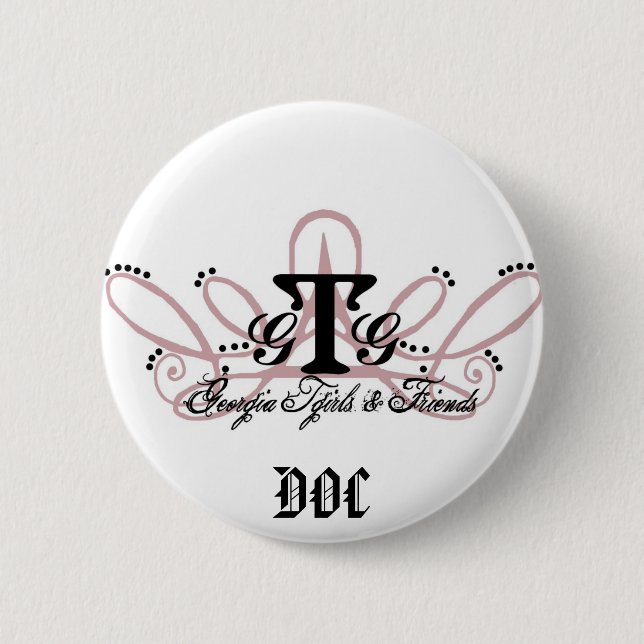 Badge Rond 5 Cm Bouton - conception de GA Tgirls (Devant)