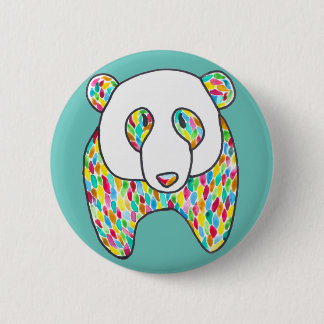 Badge Rond 5 Cm Bouton Confort Panda par Megaflora Design