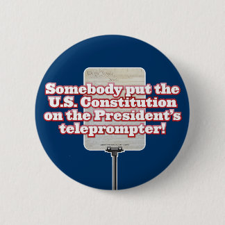 Badge Rond 5 Cm Bouton constitutionnel de télésouffleur