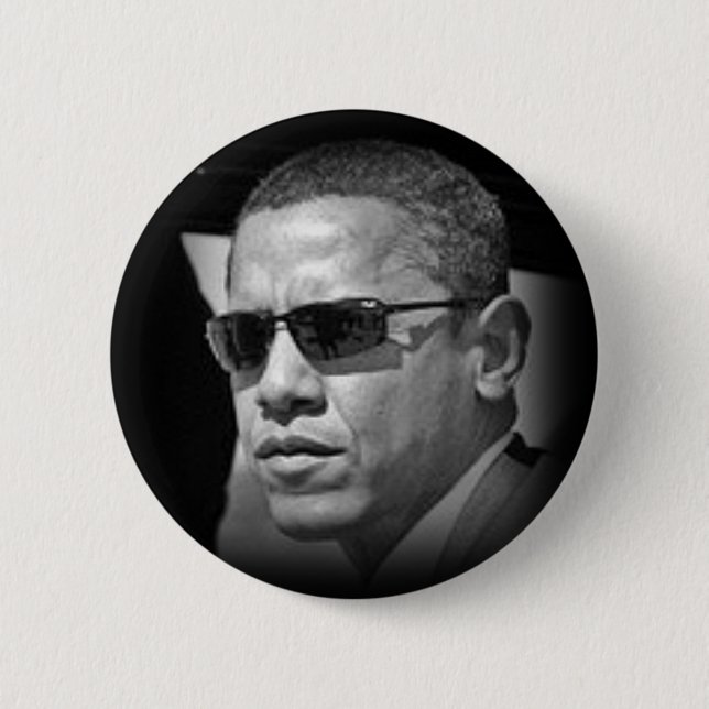 Badge Rond 5 Cm Bouton COOL Obama 2 (Devant)