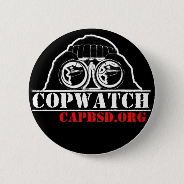 Badge Rond 5 Cm bouton copwatch2 (Devant)