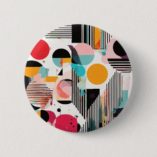 BADGE ROND 5 CM BOUTON COULEUR