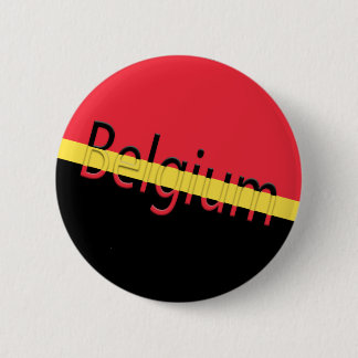 Badge Rond 5 Cm Bouton Couleur Drapeau Belgique