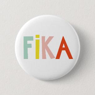 Badge Rond 5 Cm Bouton Couleurs Fika