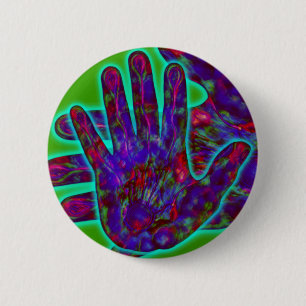 Badge Rond 5 Cm Bouton curatif de main
