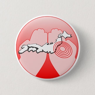 Badge Rond 5 Cm Bouton curatif du Japon de soutien de mains