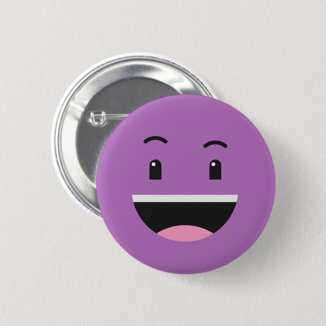 Badge Rond 5 Cm Bouton Cute (Devant & derrière)