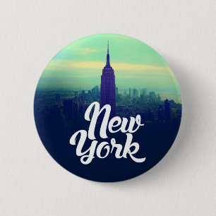 Badge Rond 5 Cm Bouton Cycle de New York