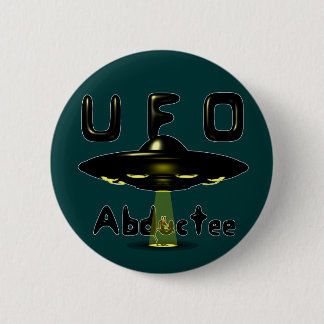 Badge Rond 5 Cm Bouton d'abducté d'UFO