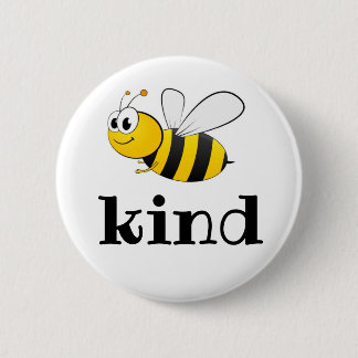 Badge Rond 5 Cm Bouton d'abeille