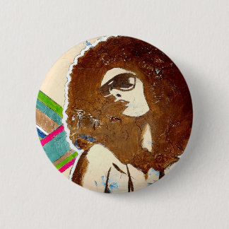Badge Rond 5 Cm Bouton d'accessoire pop-art funky.