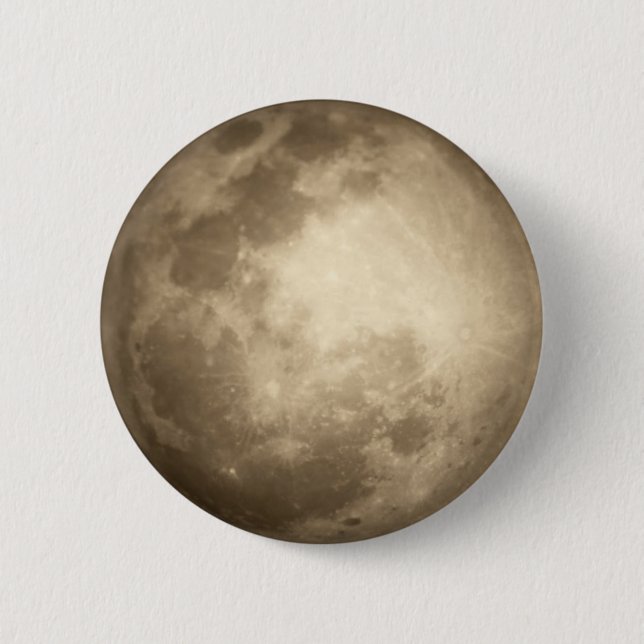 Badge Rond 5 Cm Bouton d'affichage de la lune plus proche (Devant)