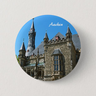 Badge Rond 5 Cm Bouton d'Aix-la-Chapelle