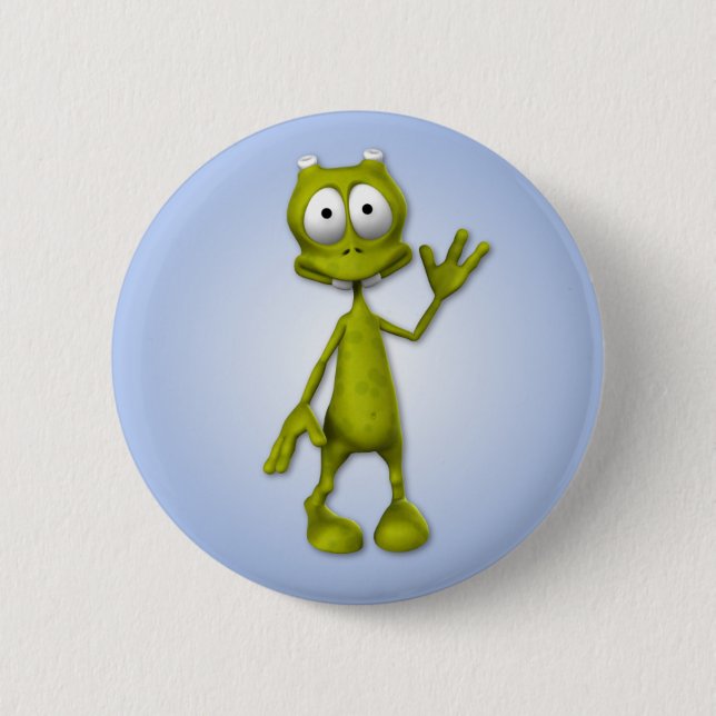 Badge Rond 5 Cm Bouton d'alien de Lil (Devant)