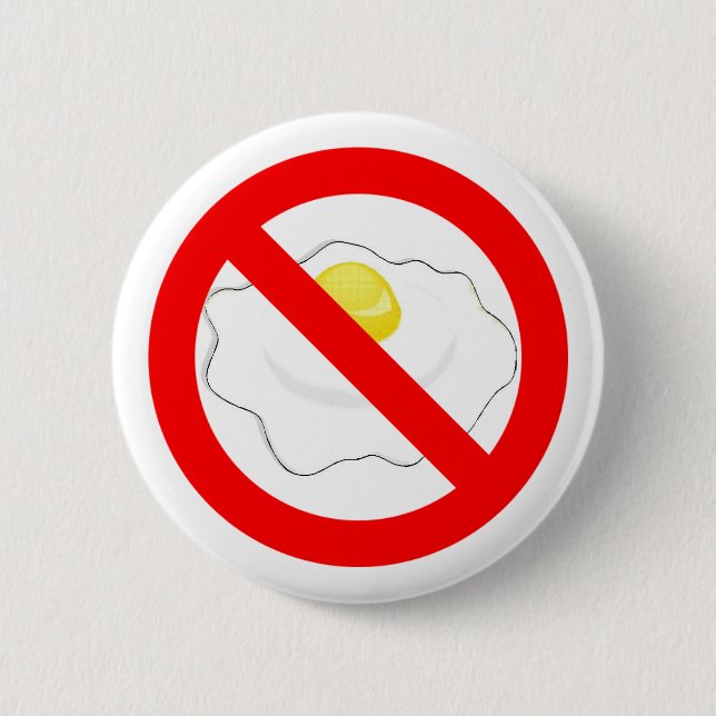 Badge Rond 5 Cm Bouton d'allergie (Devant)