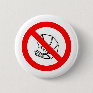Badge Rond 5 Cm Bouton d'allergie