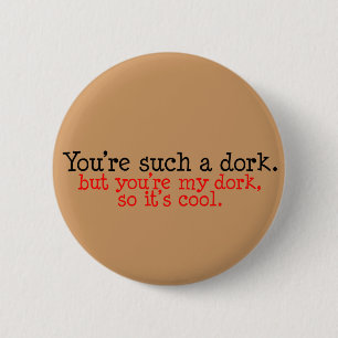 Badge Rond 5 Cm Bouton d'amant de Dork