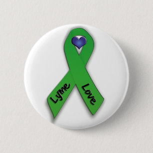 Badge Rond 5 Cm Bouton d'amour de Lyme