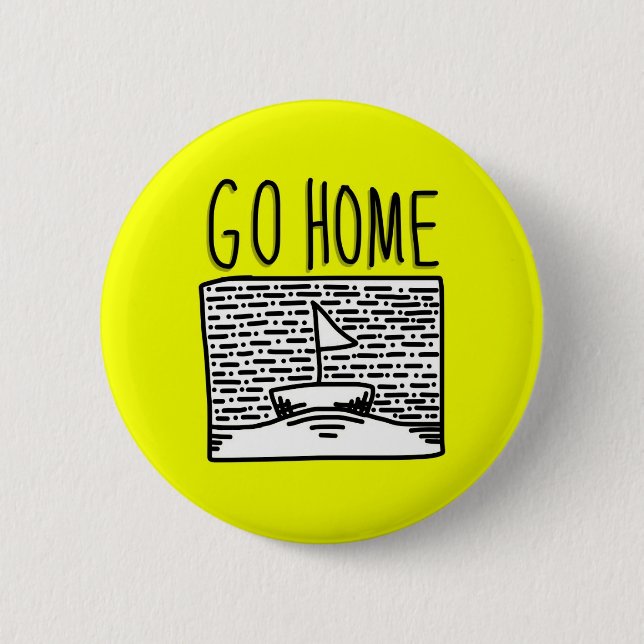 Badge Rond 5 Cm Bouton d'amusement (Devant)
