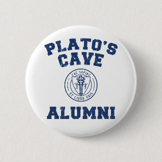 Badge Rond 5 Cm Bouton d'anciennes élèves de la caverne de Platon