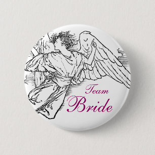 Badge Rond 5 Cm Bouton d'ange
