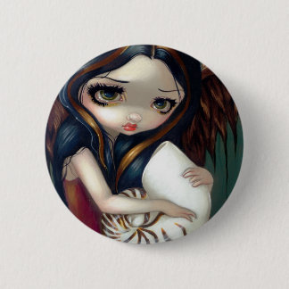 Badge Rond 5 Cm Bouton "d'ange de Nautilus"