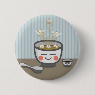 Badge Rond 5 Cm bouton d'anges de tofu