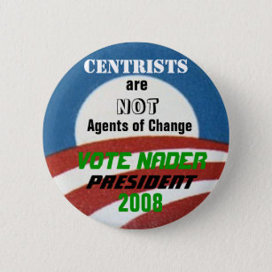Badge Rond 5 Cm Bouton d'Anti-Centriste de Nader