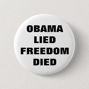 Badge Rond 5 Cm Bouton d'Anti-Obama