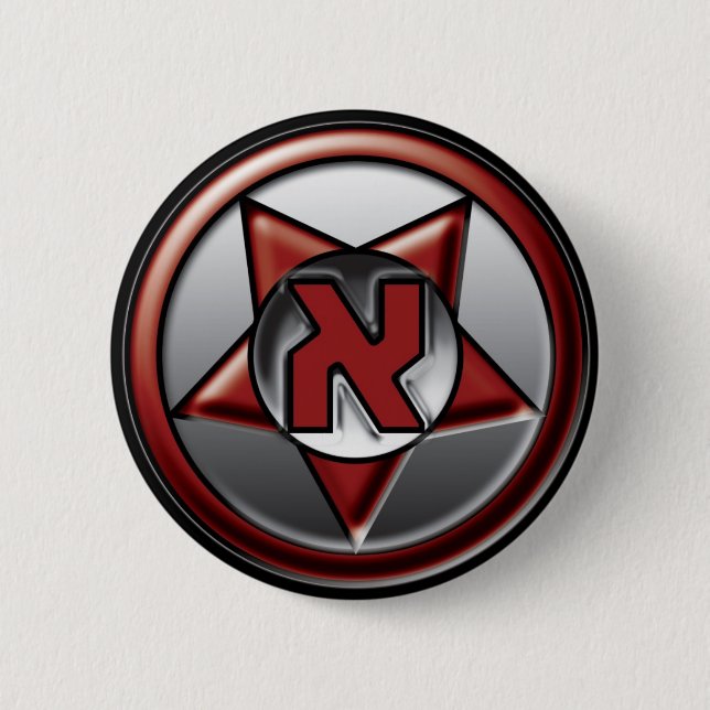 Badge Rond 5 Cm Bouton d'Antiochus (Devant)