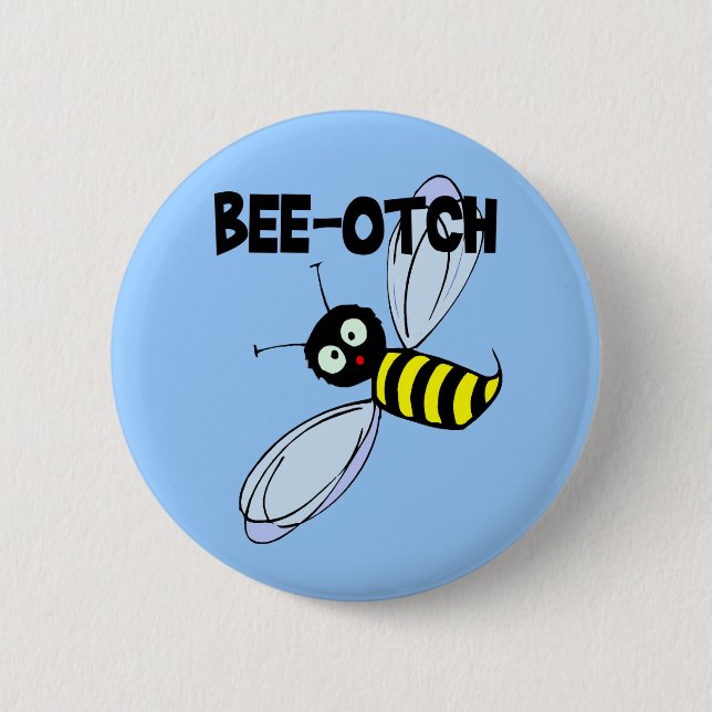 Badge Rond 5 Cm Bouton d'apiculture (Devant)