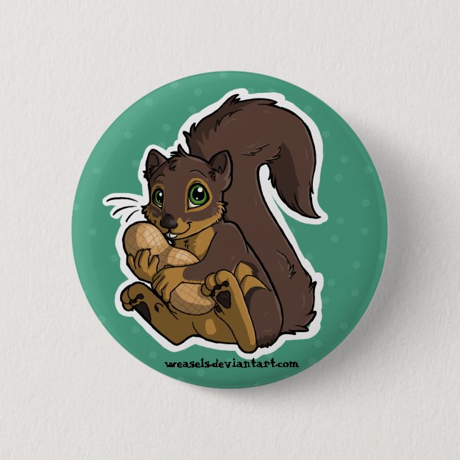 Badge Rond 5 Cm Bouton d'arachide (Devant)