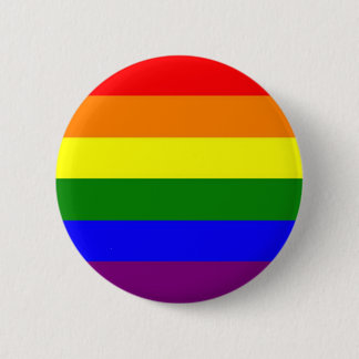Badge Rond 5 Cm Bouton d'arc-en-ciel